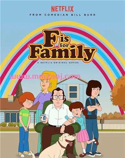 NETFLIX黑色幽默动画片《福是全家福的福 F is for Family》第1~4季全下载 百度云