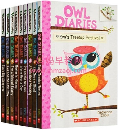 英语桥梁书《猫头鹰日记 Owl Diaries》共5册10个音频mp3下载 百度网盘